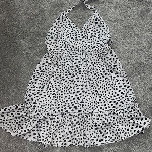 Black and white dress